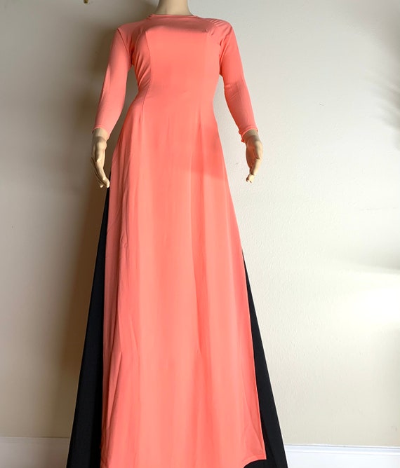 chiffon double layer dress