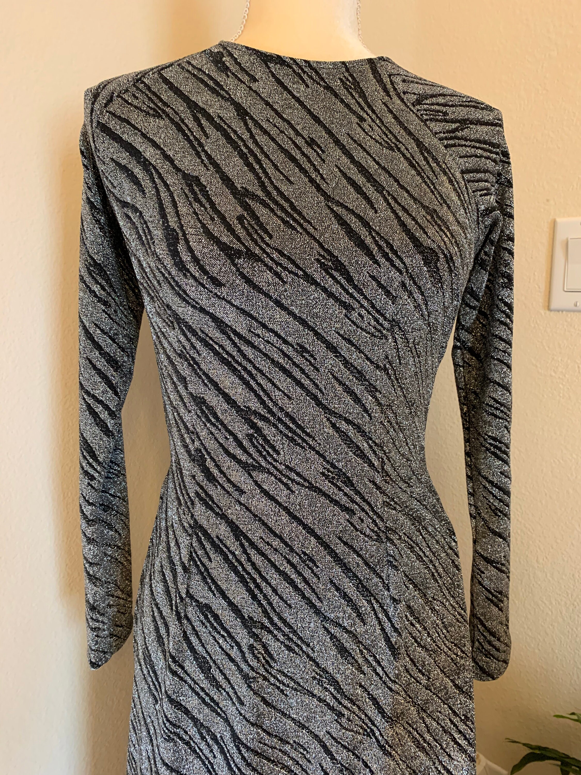 Silver or Blue Ao Dai Vietnamese Kim Xa Stretchy Long Dress Silver or Blue Ao Dai Vietnamese Kim Xa Stretchy Long Dress
