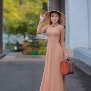 Peach Color Dress - Etsy