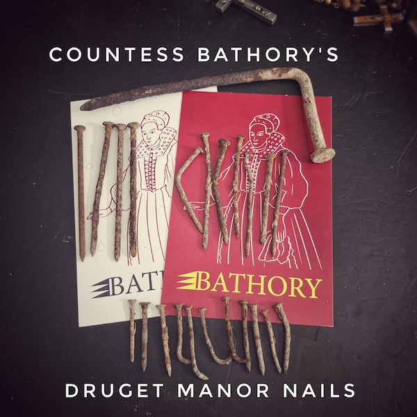 Countess Bathory. Druget Manor House Nails.Conjure. Rootwork. Folk Magic. Brujeria. Voodoo. Witchcraft.