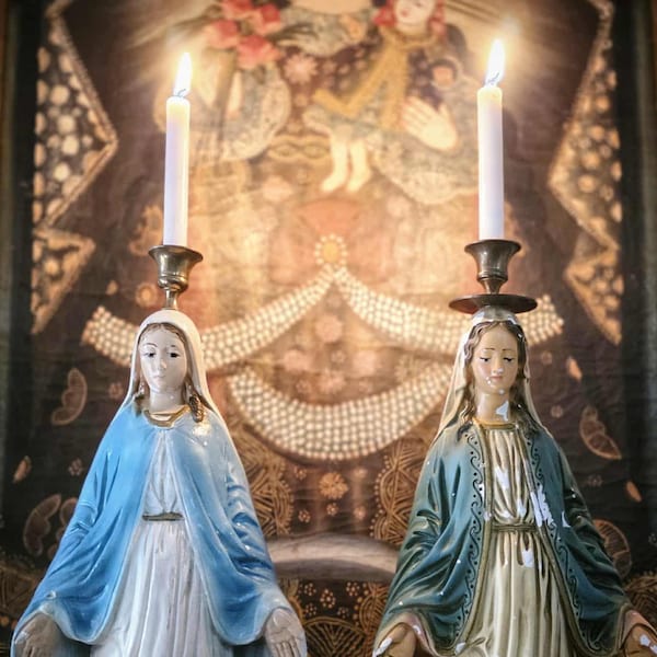 Mary Candle stick