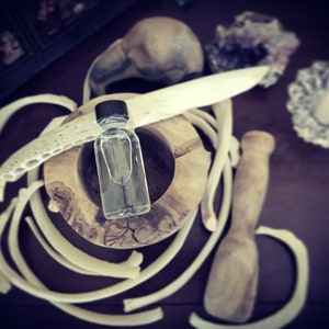 Cemetery well water collected on all hallows eve.Hoodoo. Voodoo. Witchcraft. Left hand path. Hexing