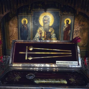 St Cyprian Church Dirt. Patron Saint of Sorcerers, Witches & Necromancers. Conjure. Folk Magic. Brujeria.