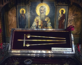 St Cyprian Church Dirt. Patron Saint of Sorcerers, Witches & Necromancers. Conjure. Folk Magic. Brujeria.