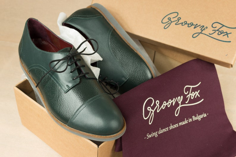 Chaussures pour hommes de style derby élégant rouge bordeaux, chaussures en cuir naturel, style oxford vintage image 8
