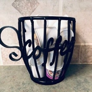 Coffee  Cup to Hold Your K-cups, Creative Storage, Fill with Candy or Coffee for a Gift, IN STOCK
