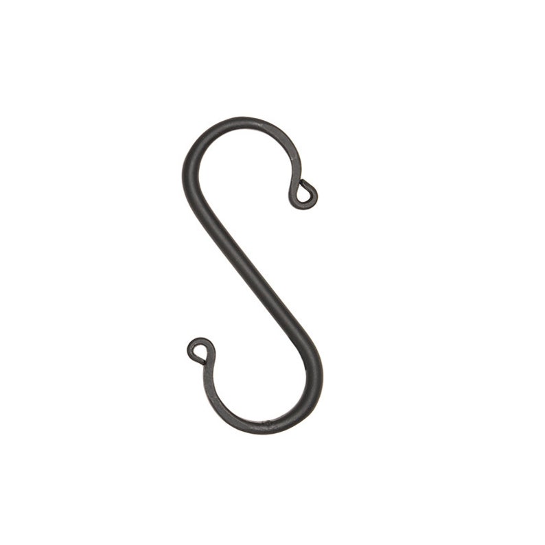 black wrought iron s hooks