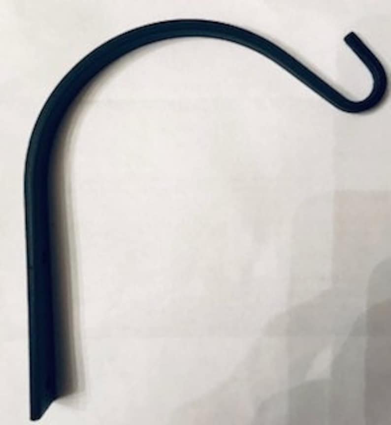 2 Mid Size Iron Arch Hooks , Hang your Lantern or Plant image 1