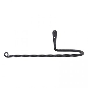 Twisted Iron Paper Towel Holder for Wall or Under Counter