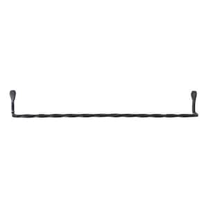Twisted Iron Towel Bar , Bathroom Towel Bar, Farm House Bathroom,   Paint or Powder Coated