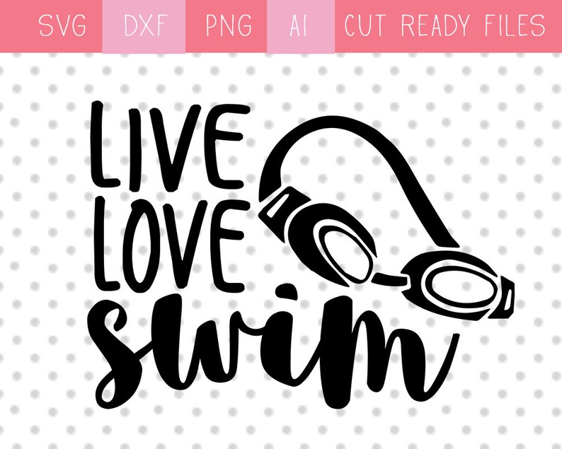 Girl Swimmer SVG