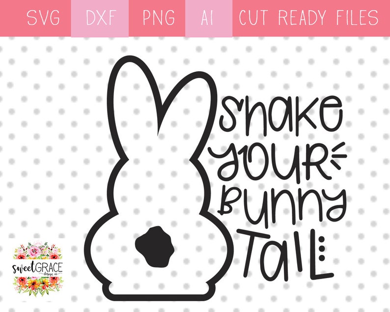 Download Easter SVG Easter bunny svg Shake Your Bunny Tail SVG | Etsy
