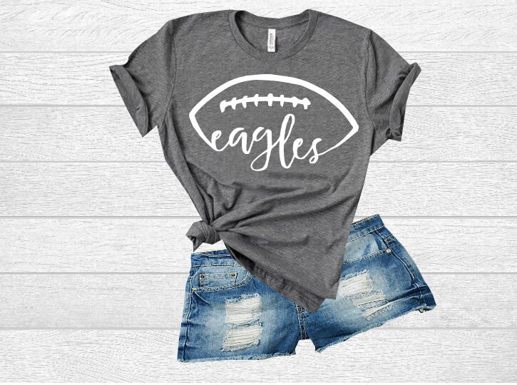 Eagles SVG. Football Eagles High School SVG. T-Shirt Design | Etsy