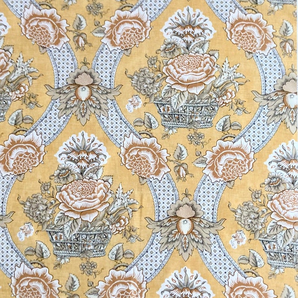 Lovely Brunschwig & Fils Corbeille De Fleurs Home Decor Fabric- This Classic Damask Print Will Make a Stunning Accent