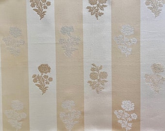 Scalamandre Oeillet - A Luxurious, French Striped Damask Home Decor Fabric - Truly Elegant!