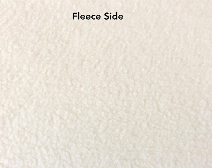 White Bamboo & Cotton Fleece Fabric Make Comfortable Diapers Etsy