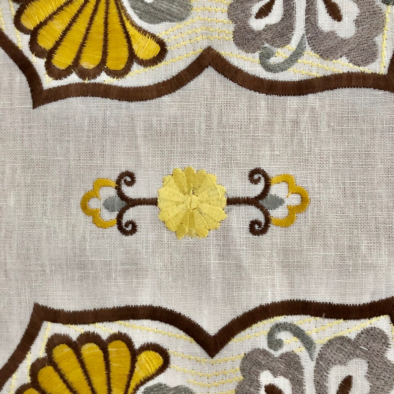 Vervain's Stunning La Boheme Embroidered Home Decor Fabric Etsy