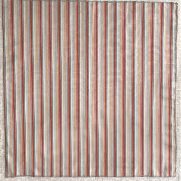 Vintage Scalamandre Moired Magenta Stripe Home Decor Fabric - A Perfect Accompaniment Pattern For Your Home