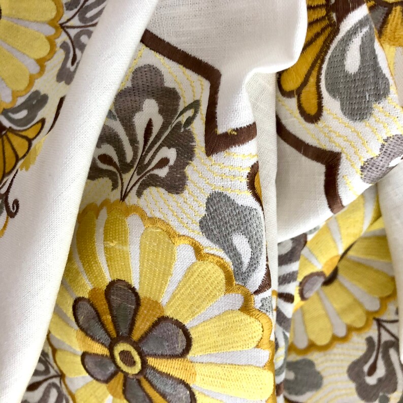 Vervain's Stunning La Boheme Embroidered Home Decor Fabric Etsy