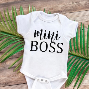 Mini Boss SVG, Little Boss Lady SVG, Boss Baby Girl SVG, Newborn svg, Baby Boy svg cut file svg eps dxf png jpeg | AQ46 (en)