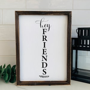 Home Sweet Home SVG, Willkommensschild SVG, Hey Friends Schild SVG, Willkommen in unserem Zuhause SVG, Cricut, Silhouette svg, dxf, png, jpeg geschnittene Dateien | H15