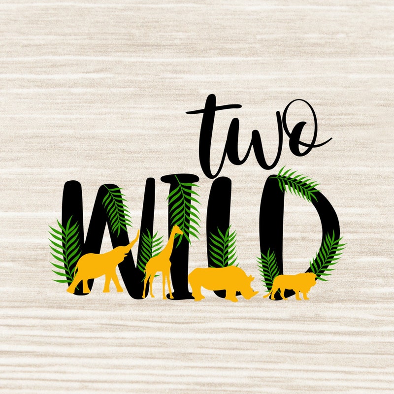 Two Svg - Etsy