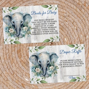 Carte de demande de livre pour tirage au sort de couches Billet d'invitation pour baby shower Livres pour bébé à téléchargement immédiat | C1LD