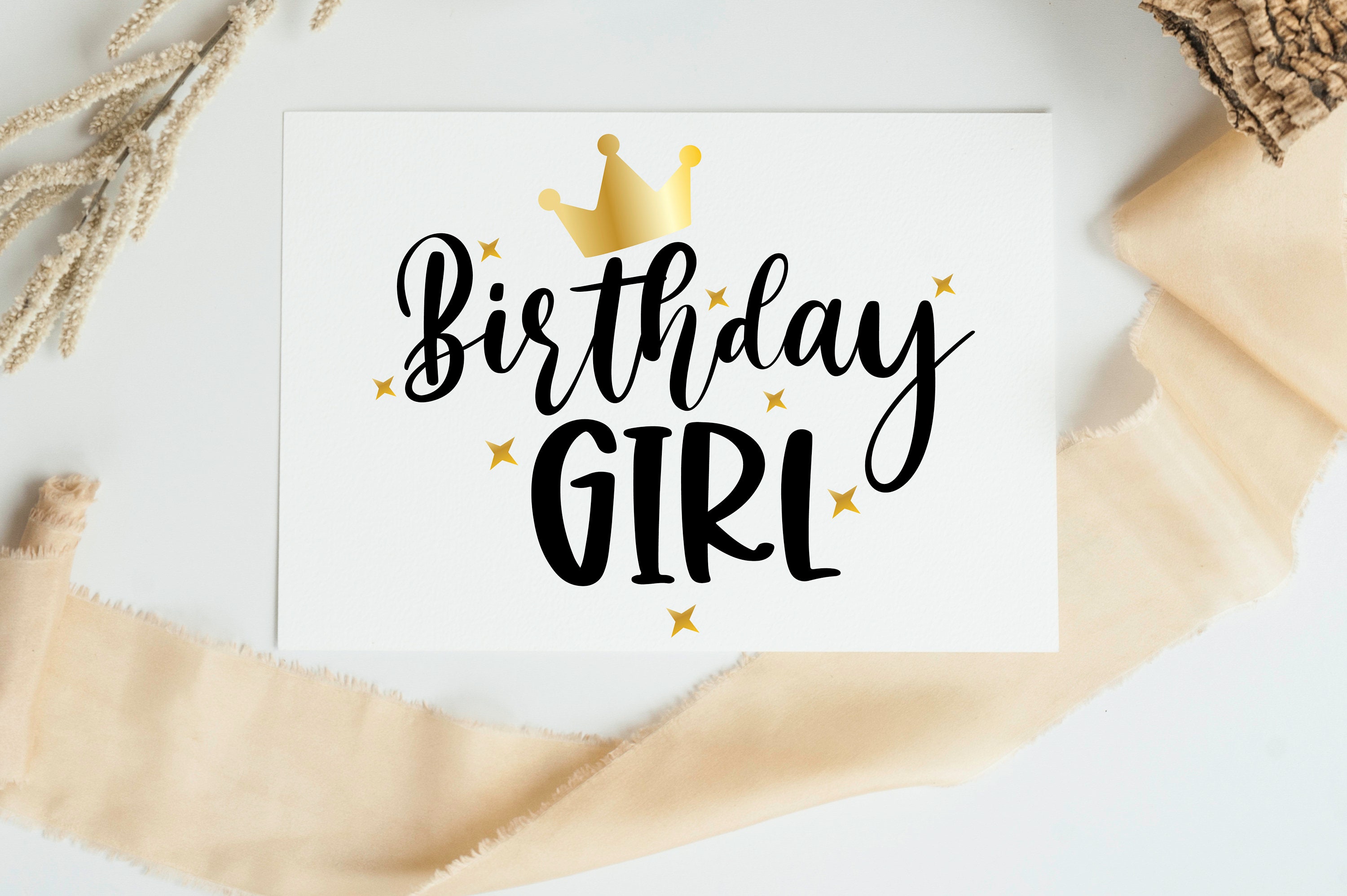 Birthday Girl Svg Girl's Birthday SVG Birthday Svg Png - Etsy