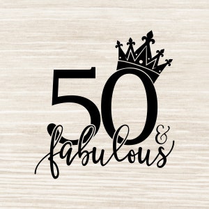 50 en fantastische SVG Png 50e verjaardag SVG vijftig verjaardag shirt SVG | N517