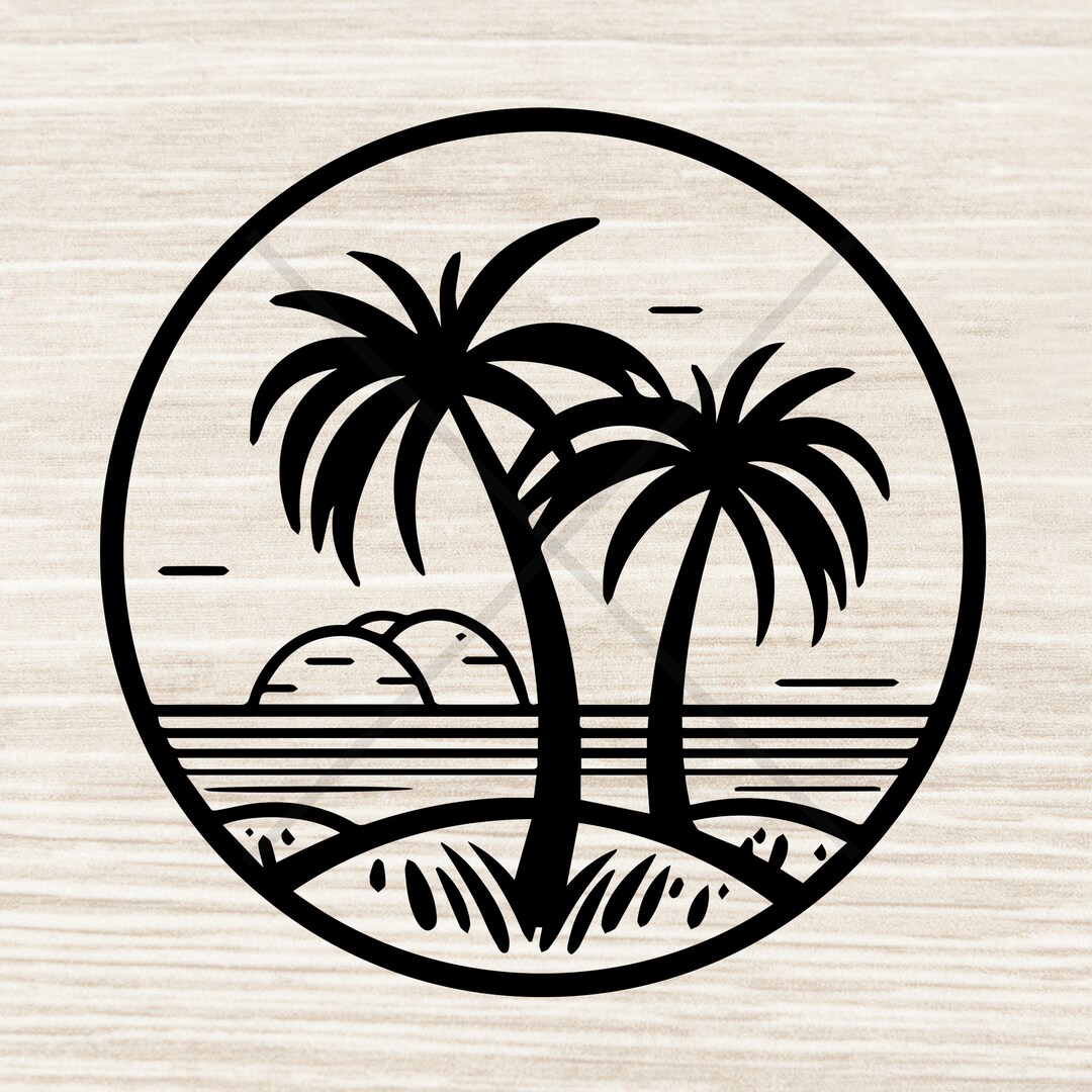Palm Tree Svg, Png, Palm Tree Clipart, Beach Svg Cut File for Cricut ...
