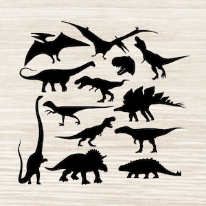 Dinosaur SVG bundle | Dinosaur clipart Png | T Rex Svg, dinosaur silhouette Svg, Png | I19