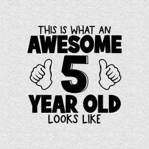 5e anniversaire Svg, anniversaire 5 svg, svg de 5 ans, cinq anniversaire Svg, numéro 5 anniversaire svg, Png, Dxf, Jpeg | N446