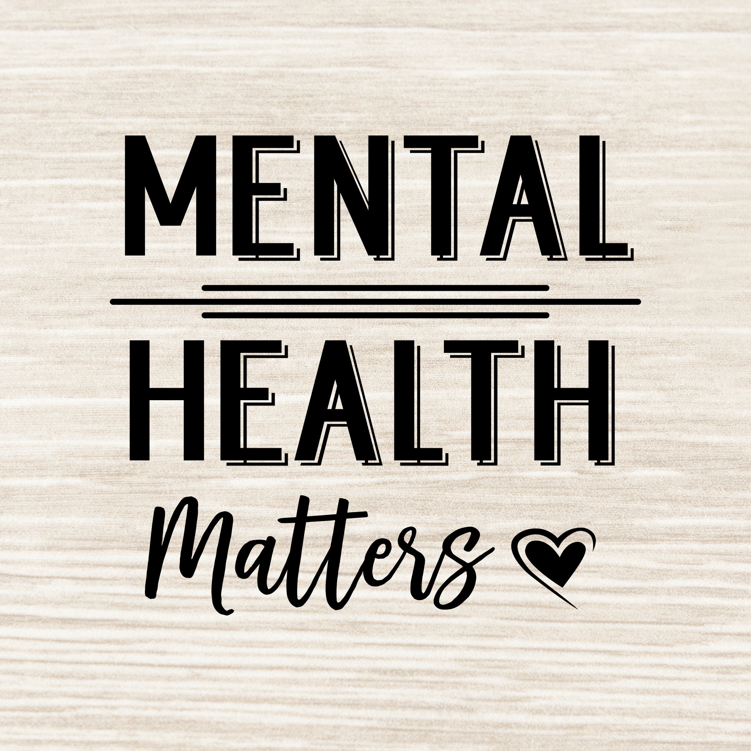 Mental Health Matters SVG Eps Dxf Png Jpeg Cut Files AQ8 Etsy