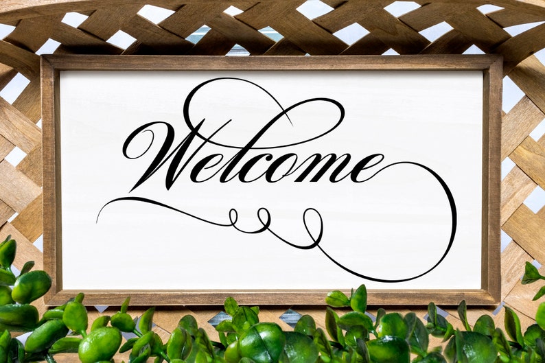 Welcome Svg Welcome Sign SVG Welcome to Our Home SVG Etsy