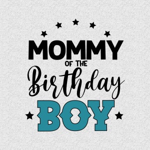 Mamãe do aniversariante Svg Primeiro aniversário svg Arquivos de corte para Silhouette Cameo Cricut | N527