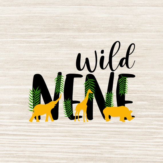 Wild Nene Svg Family Birthday Svg Birthday Matching Svg - Etsy