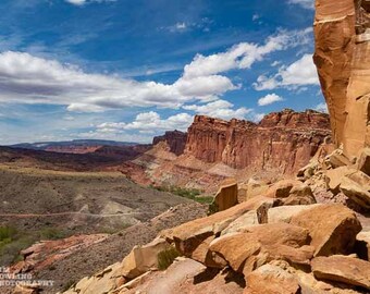 Capitol Reef Overlook Fine Art Print - 5x7 or 8x10