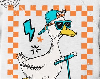Boy Goose PNG, Boy Summer PNG, Silly Goose Boy, Scooter Boy Design Image by SVGix