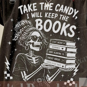 Skeleton Reading Halloween Book Club Bookish Fall png (Digital Download) image 1