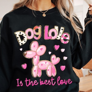 Hundeliebe Vday PNG Valentinstag CuteDog Love Png Sublimationsdatei für Shirt Design von SVGix