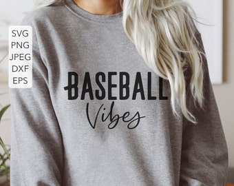 Download Digital Baseball Shirt Design Baseball Shirt Design Baseball Vibes Svg Png Pdf Dxf Art Collectibles Digital Kromasol Com