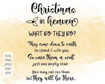 Download Christmas In Heaven Svg Etsy Yellowimages Mockups
