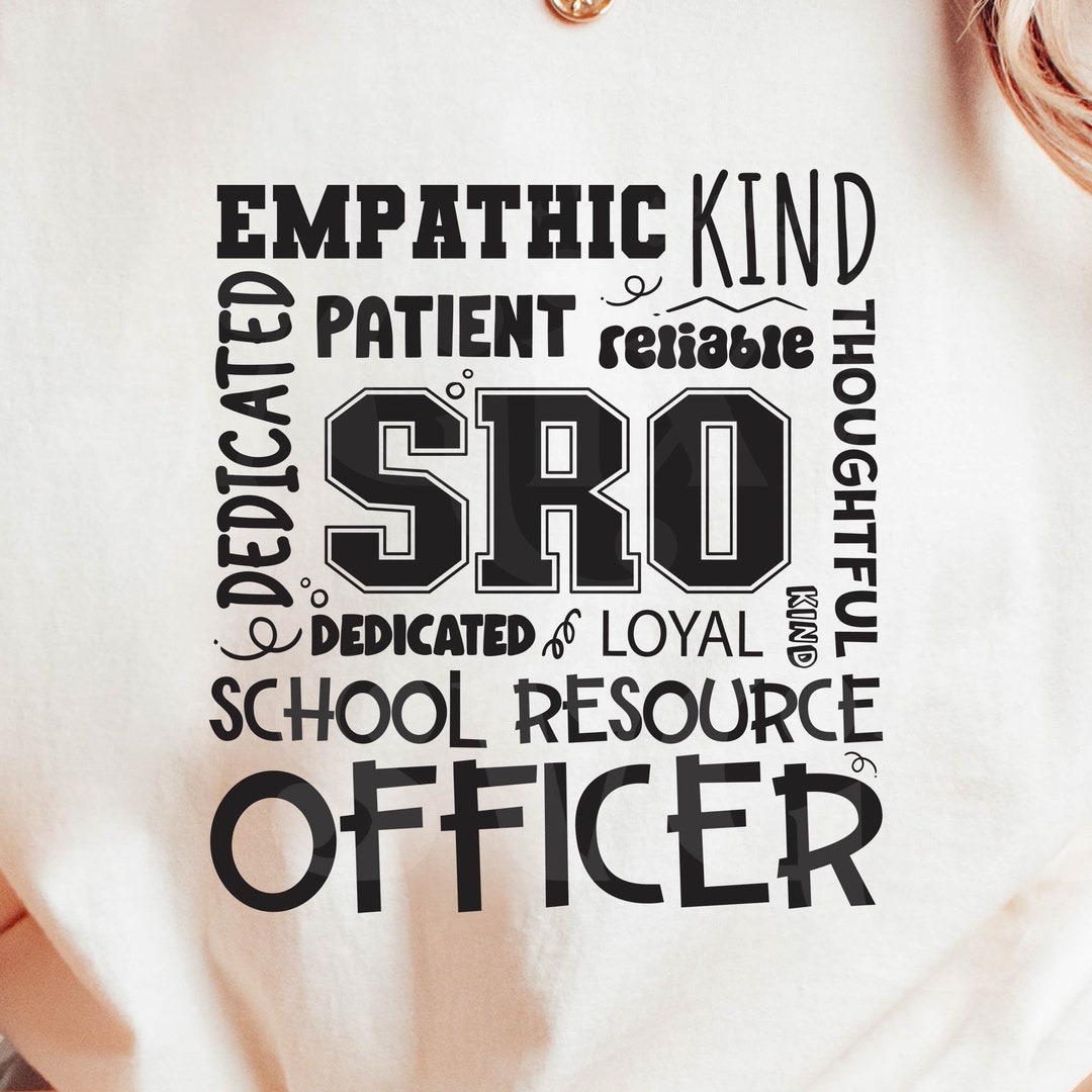 School Resource Officer Svg Png, Sro Svg Png, Security Svg, - Etsy