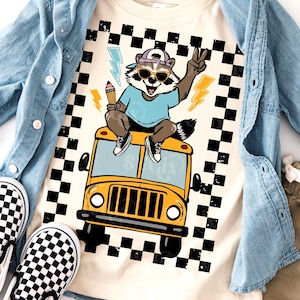 Back To School Png, First Day Of School, Back To School Boy, 1St Day Of School, Boy School Design, School raccoon png by SVGix