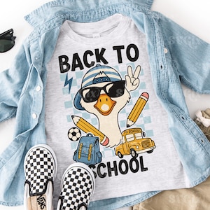 Back To School Png svg, First Day Of School, Back To School Girl, 1St Day Of School, Boy School Design, School Goose png Svg by SVGix