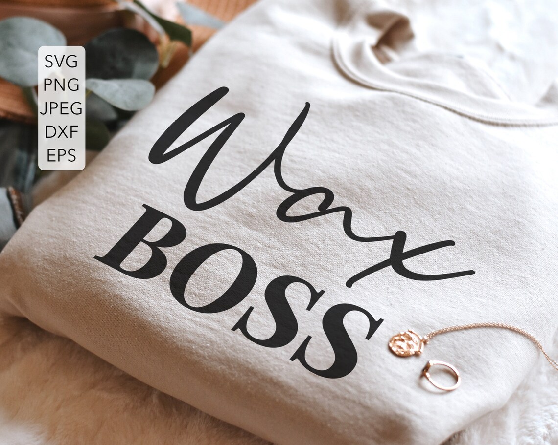 Wax Boss SVG Cut Files for Silhouette and Cricut Etsy