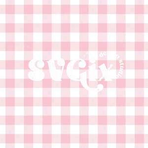Pink Gingham Print, Pink Buffalo Gingham Nahtlose Muster Digital Papier Stoff Sublimation Scrapbooking Druck von SVGix