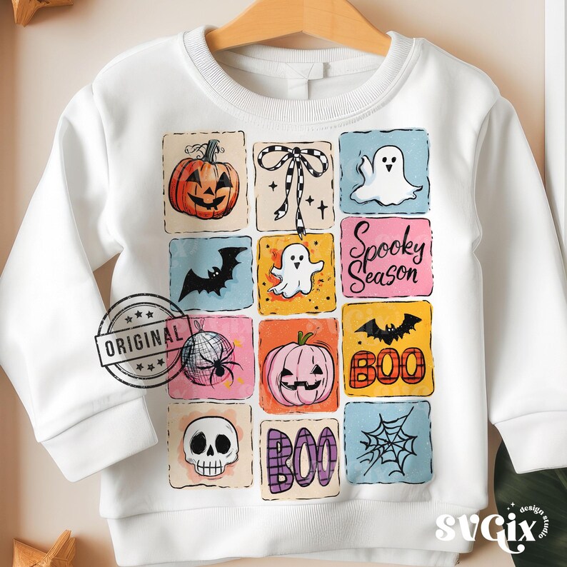 Halloween kids png, Girl halloween png, Cute halloween png, Retro halloween png by SVGix image 3