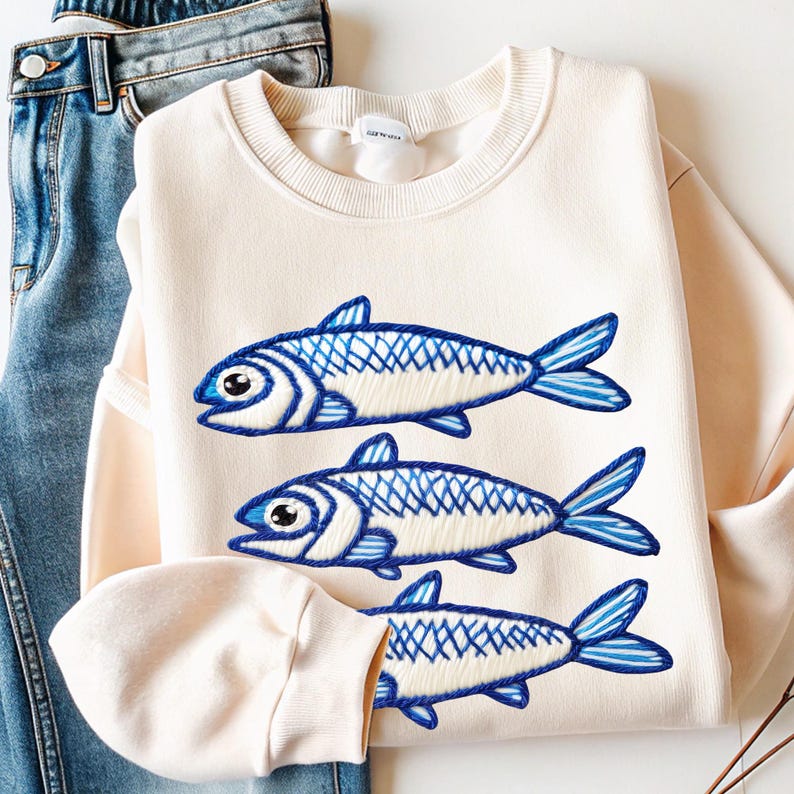Sardines Fisherman PNG, Sardines PNG, Coastel PNG Design, Fisherman Aesthetics, Summer Shirt Ocean Shirt Design Images by SVGix