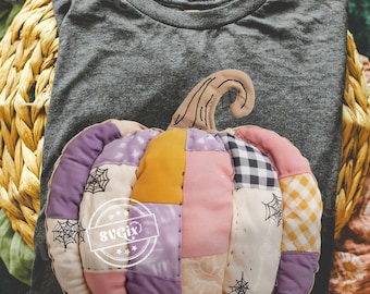 Patchwork Pumpkin PNG (not a pattern), Trendy Fall Png, Fall Sublimation, Fall Mama Png, Autumn Png, Fall Png Design by SVGix